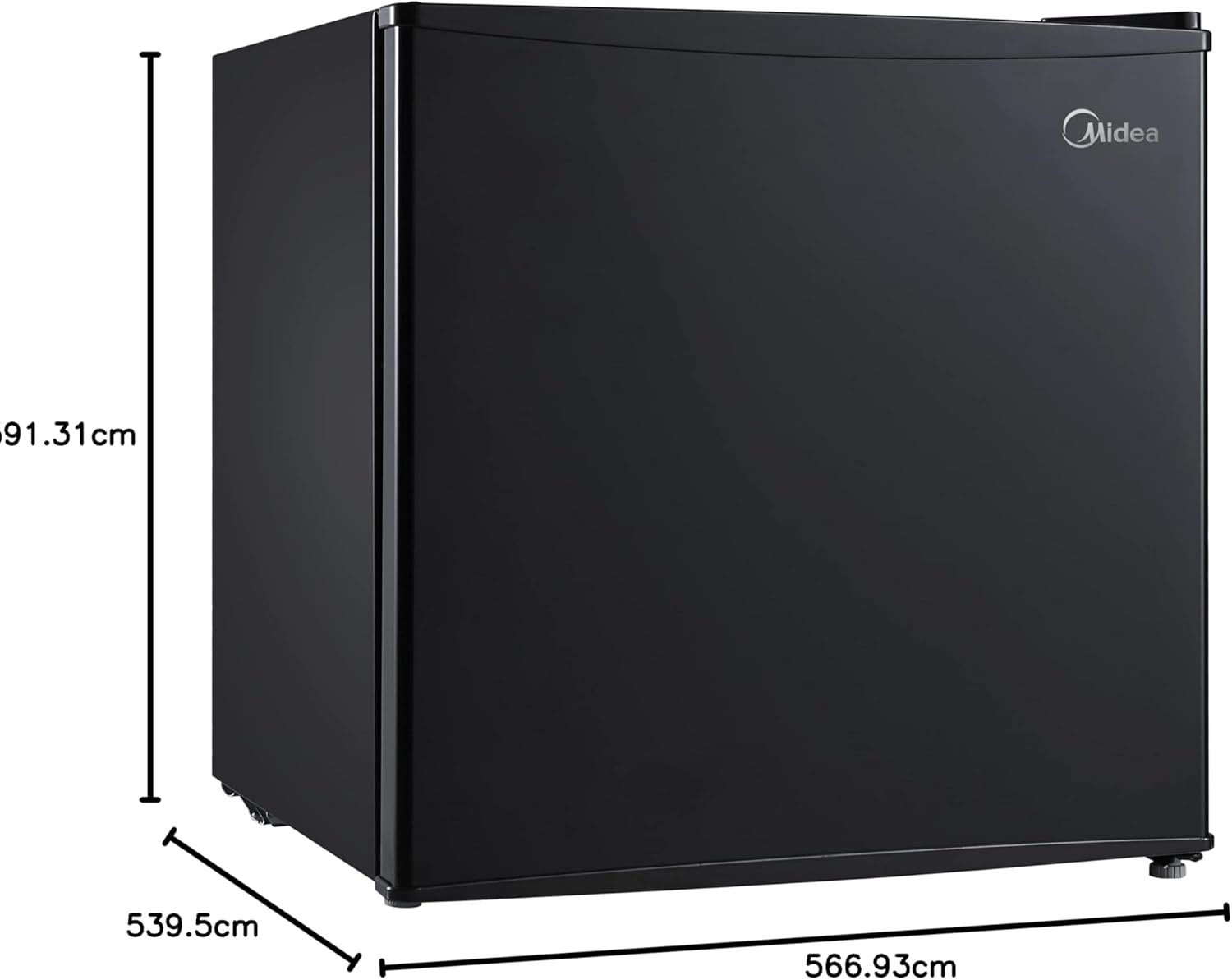 Midea WHS-65LB1 Compact Refrigerator, 1.6 Cubic Feet Single Door Fridge, Mini Fridge for Office/Bedroom/Dorm/Living Room/Garage with Adjustable Legs, Black - Image 10