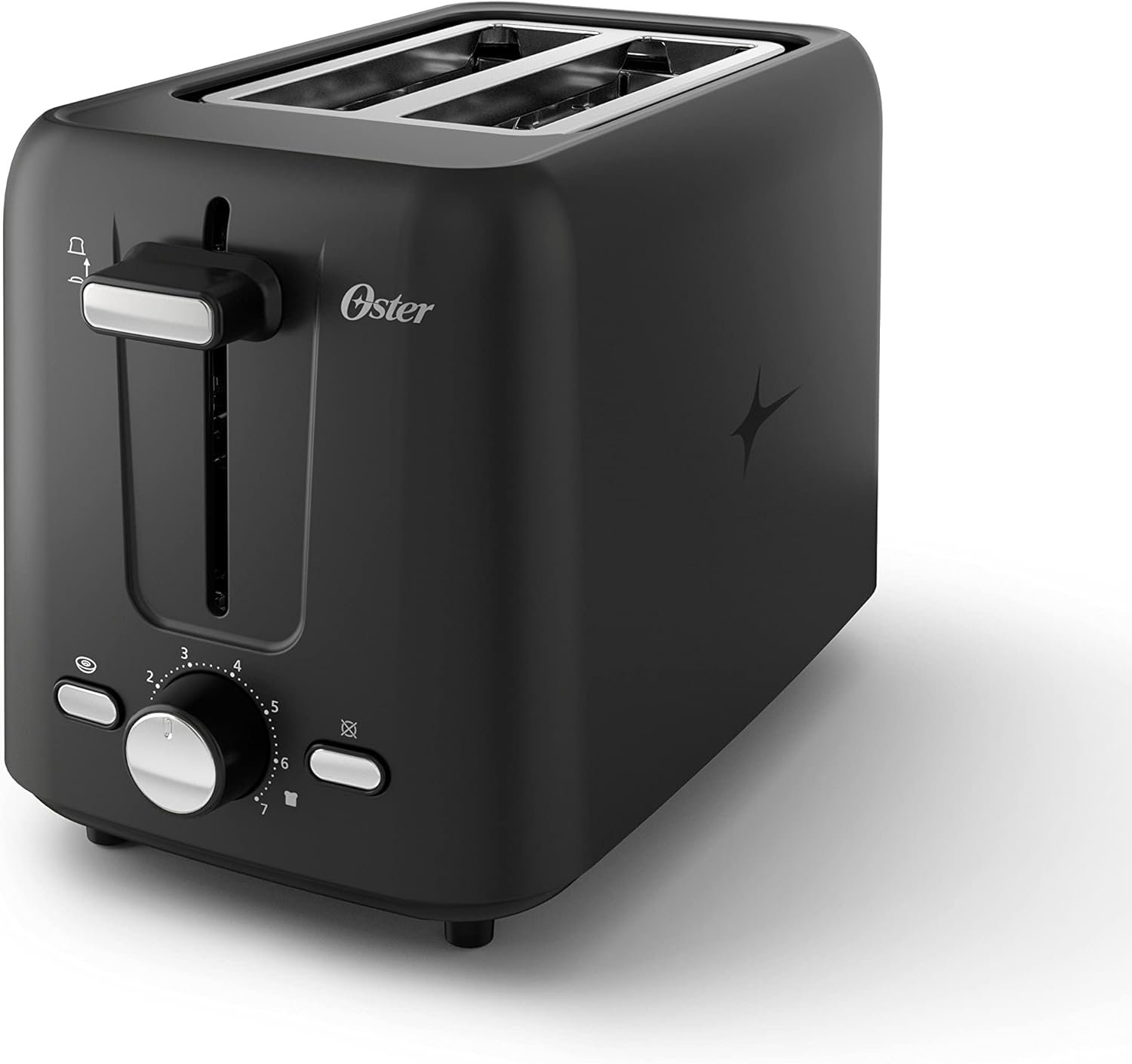 Oster 2-Slice Toaster with Custom Bagel Setting and Extra-Wide Slots, Black - Image 2