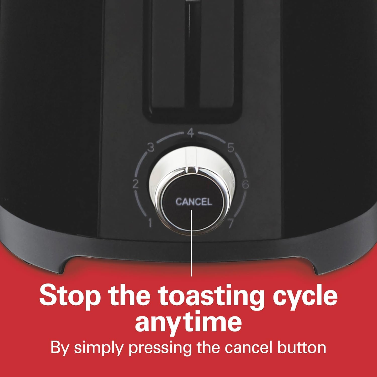 Hamilton Beach 22217F 2-Slice Toaster, Black - Image 6