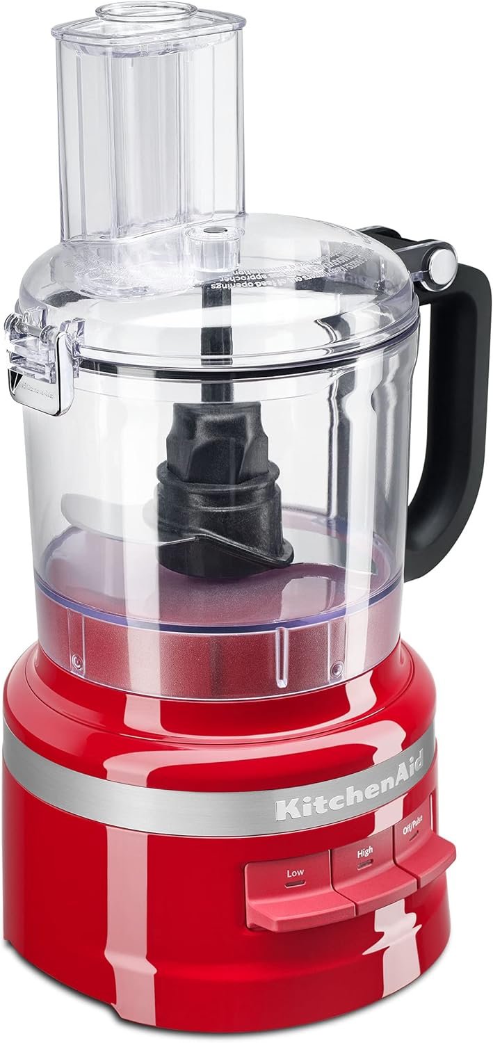 KitchenAid-KFP0718ER-7-Cup-Food-Processor-Chop,-Puree,-Shred-and-Slice Empire-Red - Image 4