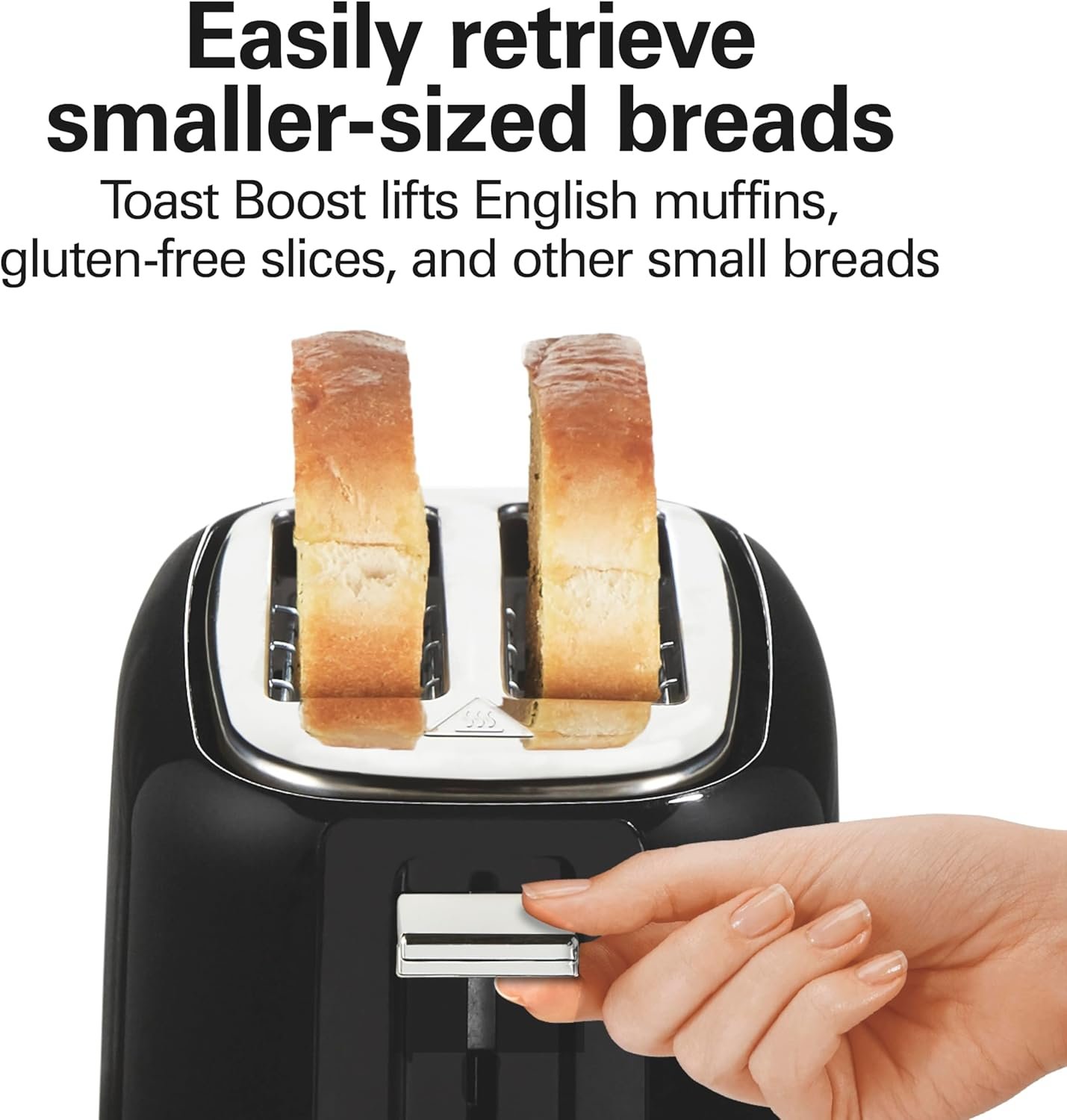 Hamilton Beach 22217F 2-Slice Toaster, Black - Image 5