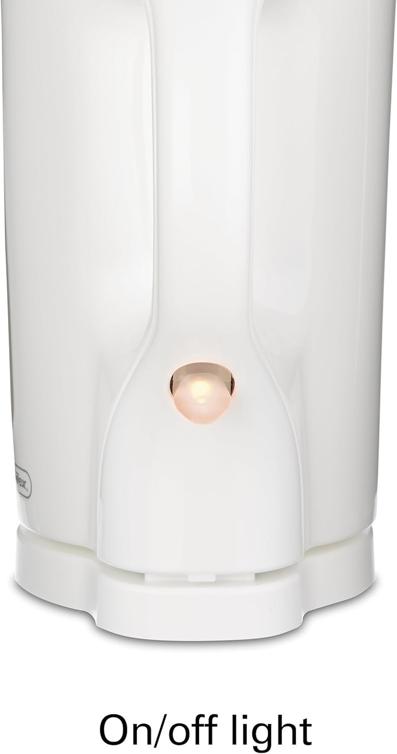 Proctor Silex Electric Tea Kettle, Water Boiler & Heater, 1 L, Cordless, Auto-Shutoff & Boil-Dry Protection, White (41005PS) - Image 7