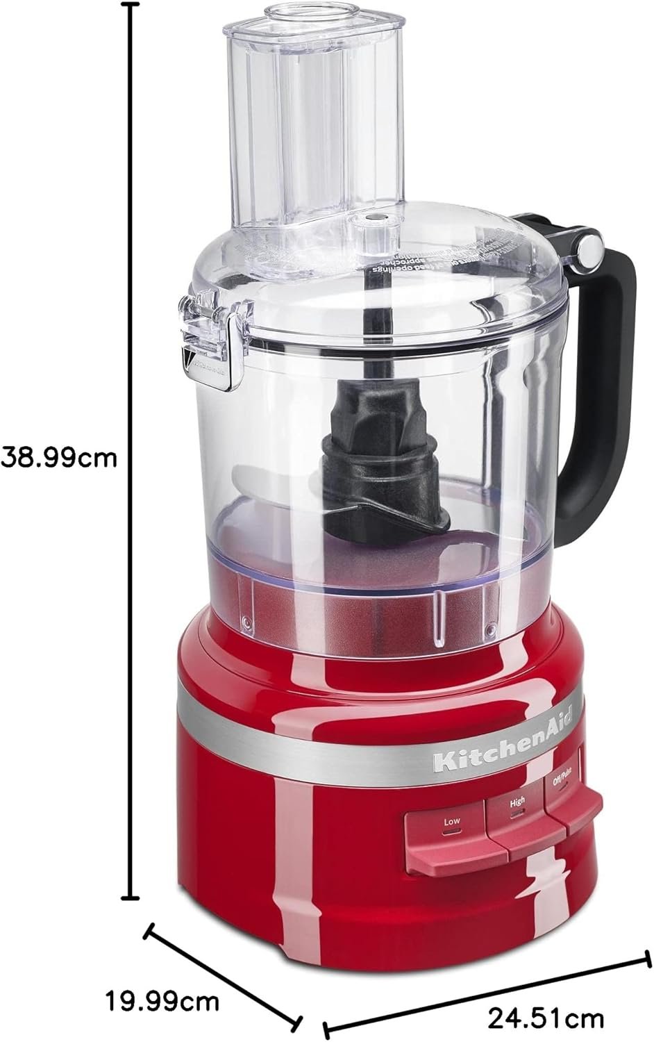 KitchenAid-KFP0718ER-7-Cup-Food-Processor-Chop,-Puree,-Shred-and-Slice Empire-Red - Image 9