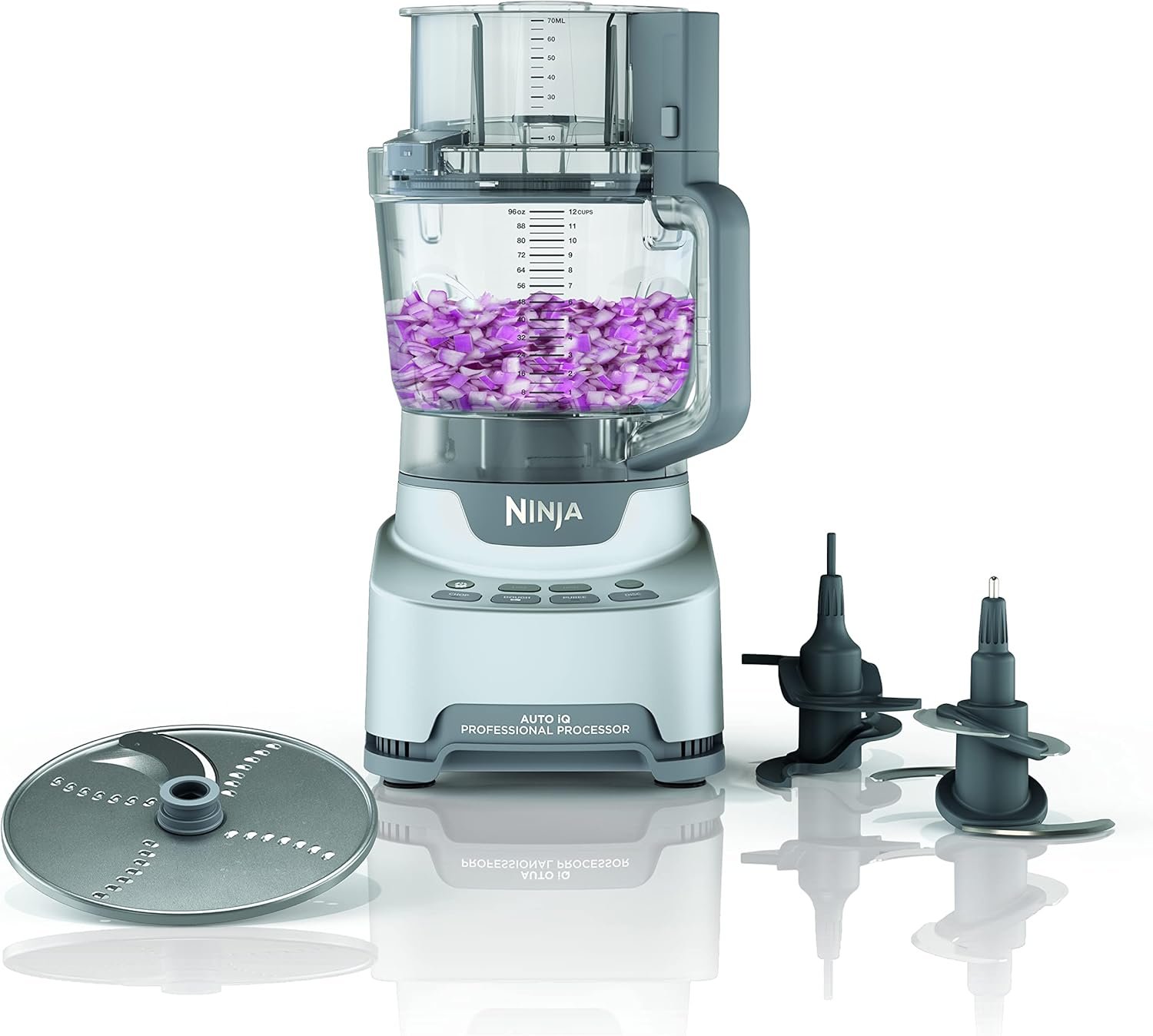 Ninja NF700C Professional XL Food Processor, 12-Cup Capacity, 4 Auto-iQ Programs, Silver, 1000-Watts - Image 4