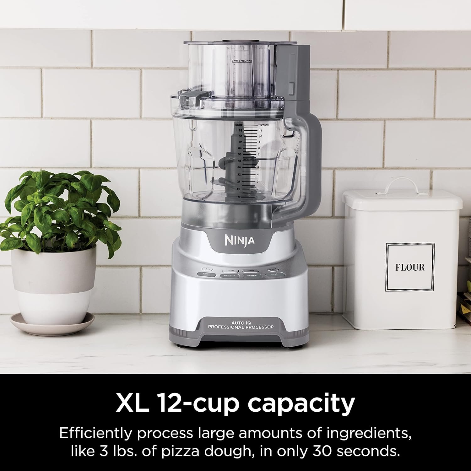 Ninja NF700C Professional XL Food Processor, 12-Cup Capacity, 4 Auto-iQ Programs, Silver, 1000-Watts - Image 5