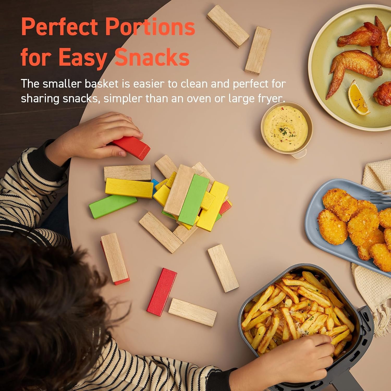 COSORI Air Fryer 2.1 Qt, 4-in-1 Mini Airfryer Oven, Bake, Roast, Reheat, Space-saving & Low-noise, Nonstick and Dishwasher Safe Basket, 97% Less Oil 30 In-App Recipes, Gray - Image 6