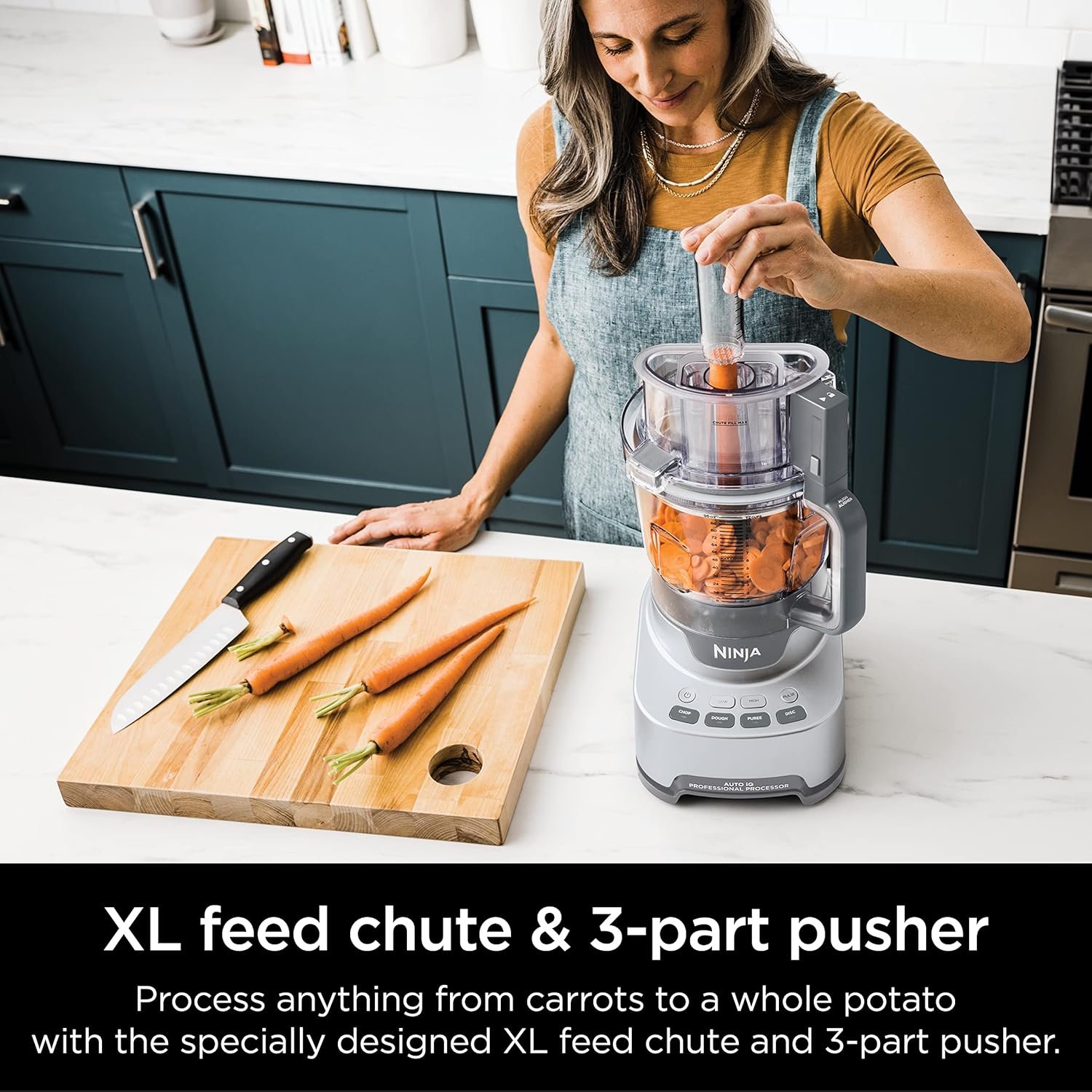 Ninja NF700C Professional XL Food Processor, 12-Cup Capacity, 4 Auto-iQ Programs, Silver, 1000-Watts - Image 7