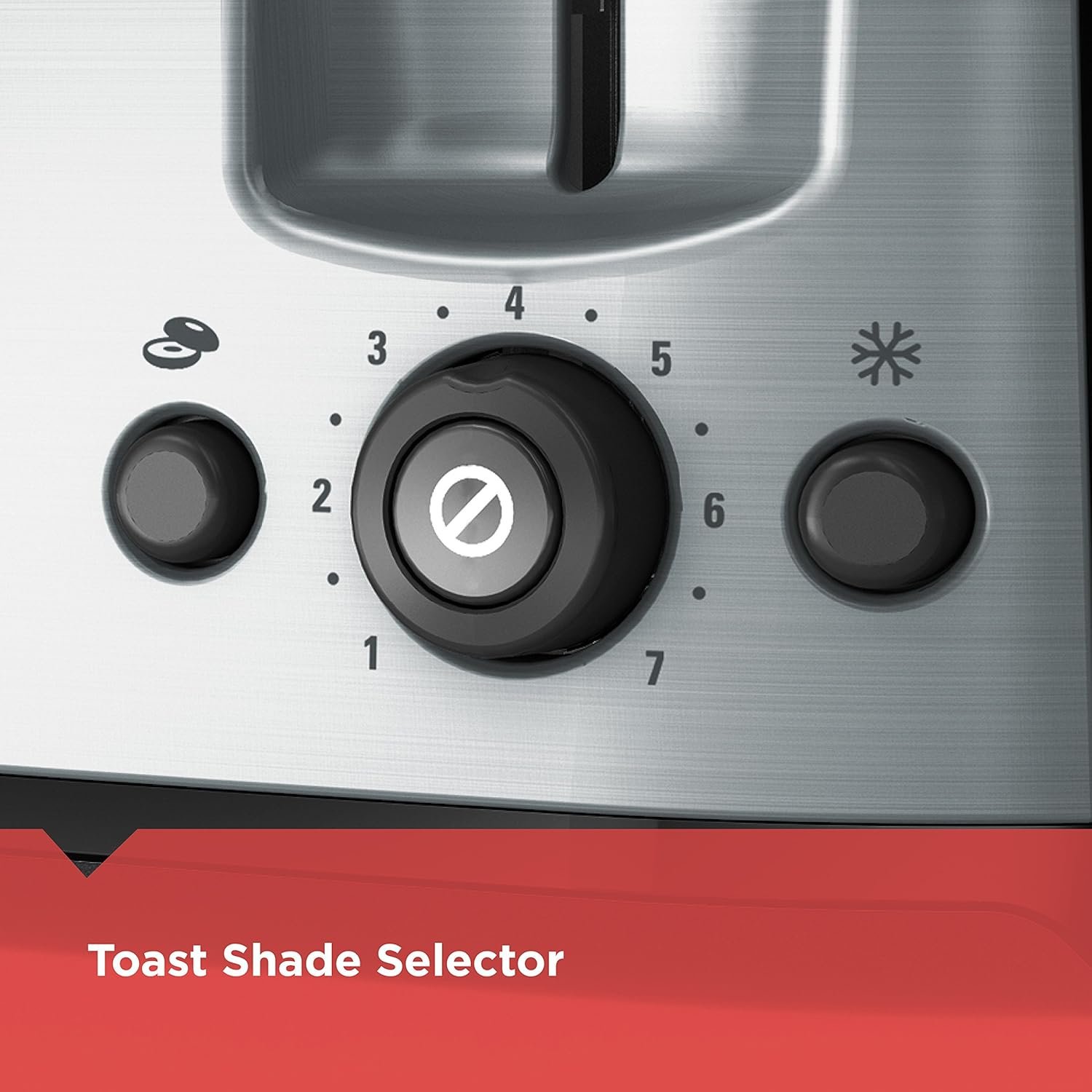 BLACK+DECKER Toaster 4 Slice, Classic Oval, Black with Stainless Steel Accents, TR1478BD - Image 3