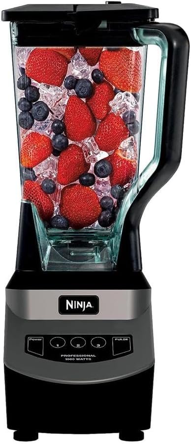 Ninja NJ601AMZ Professional Blender with 1000-Watt Motor & 72 oz Dishwasher-Safe Total Crushing Pitcher for Smoothies, Shakes & Frozen Drinks, Black - Image 2