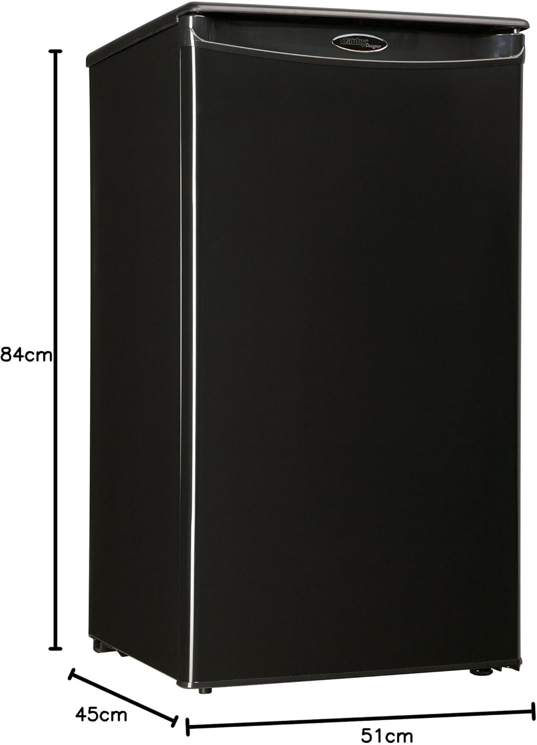 Danby Designer Mini Fridge, 3.3 CuFt., Black - Image 3