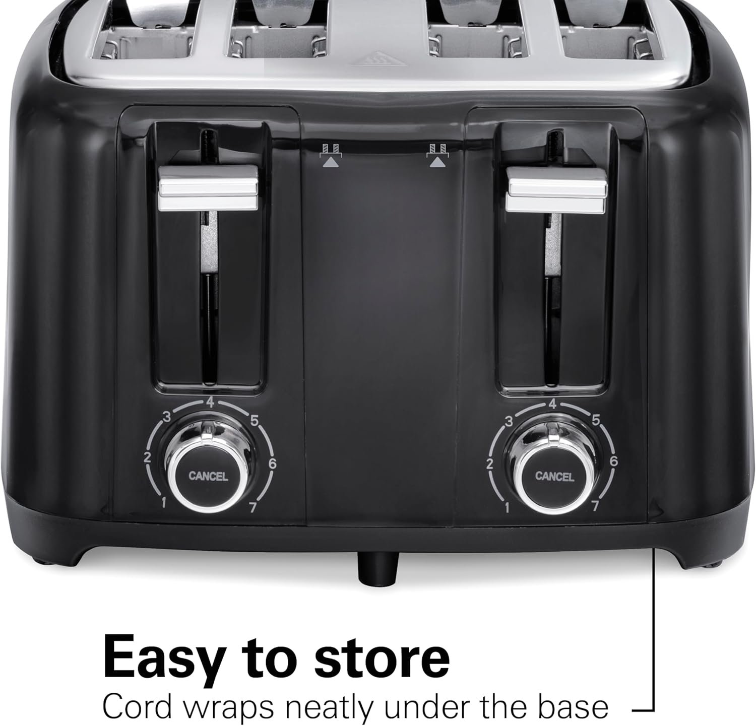 Hamilton Beach 24217 Hamilton Beach 4 Slice Toaster, Black - Image 8