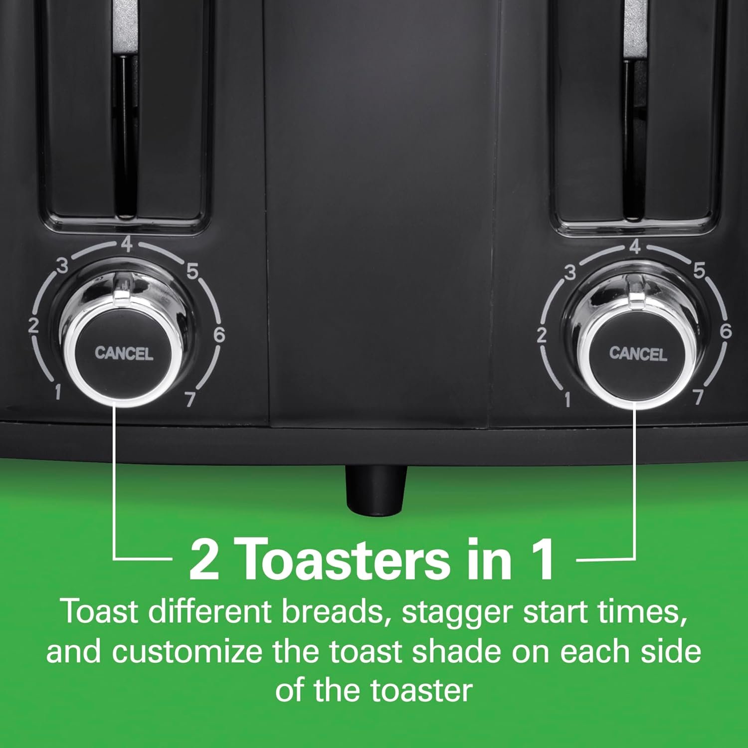 Hamilton Beach 24217 Hamilton Beach 4 Slice Toaster, Black - Image 6