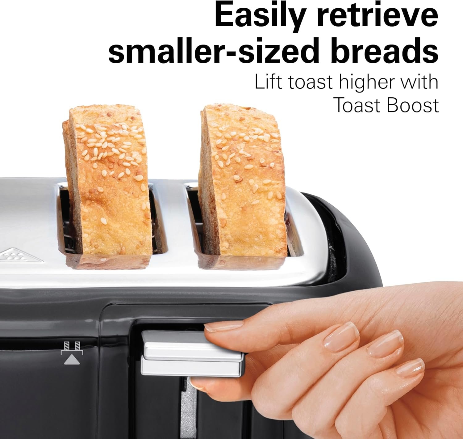 Hamilton Beach 24217 Hamilton Beach 4 Slice Toaster, Black - Image 5
