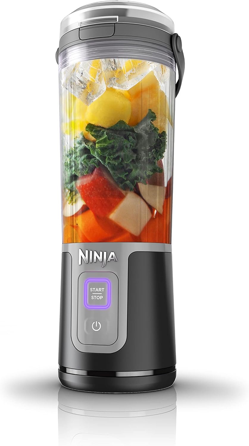 Ninja Blast Portable Blender, Cordless, 16oz. Vessel, Personal Blender for Shakes & Smoothies, BPA Free, Leakproof Lid & Sip Spout, USB-C Rechargeable, Dishwasher Safe Parts, Black, BC100BKC - Image 2