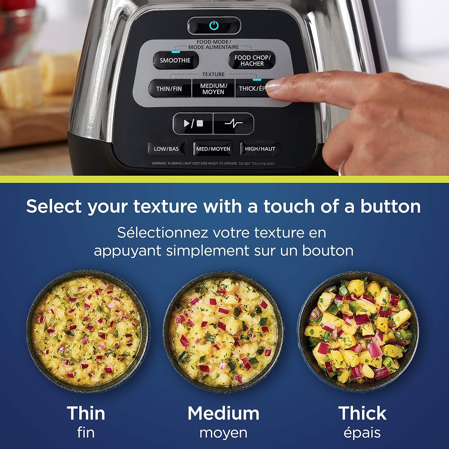 Oster Texture Select Master Series Blender with 6-Cup Glass Jar, Chrome - Image 11