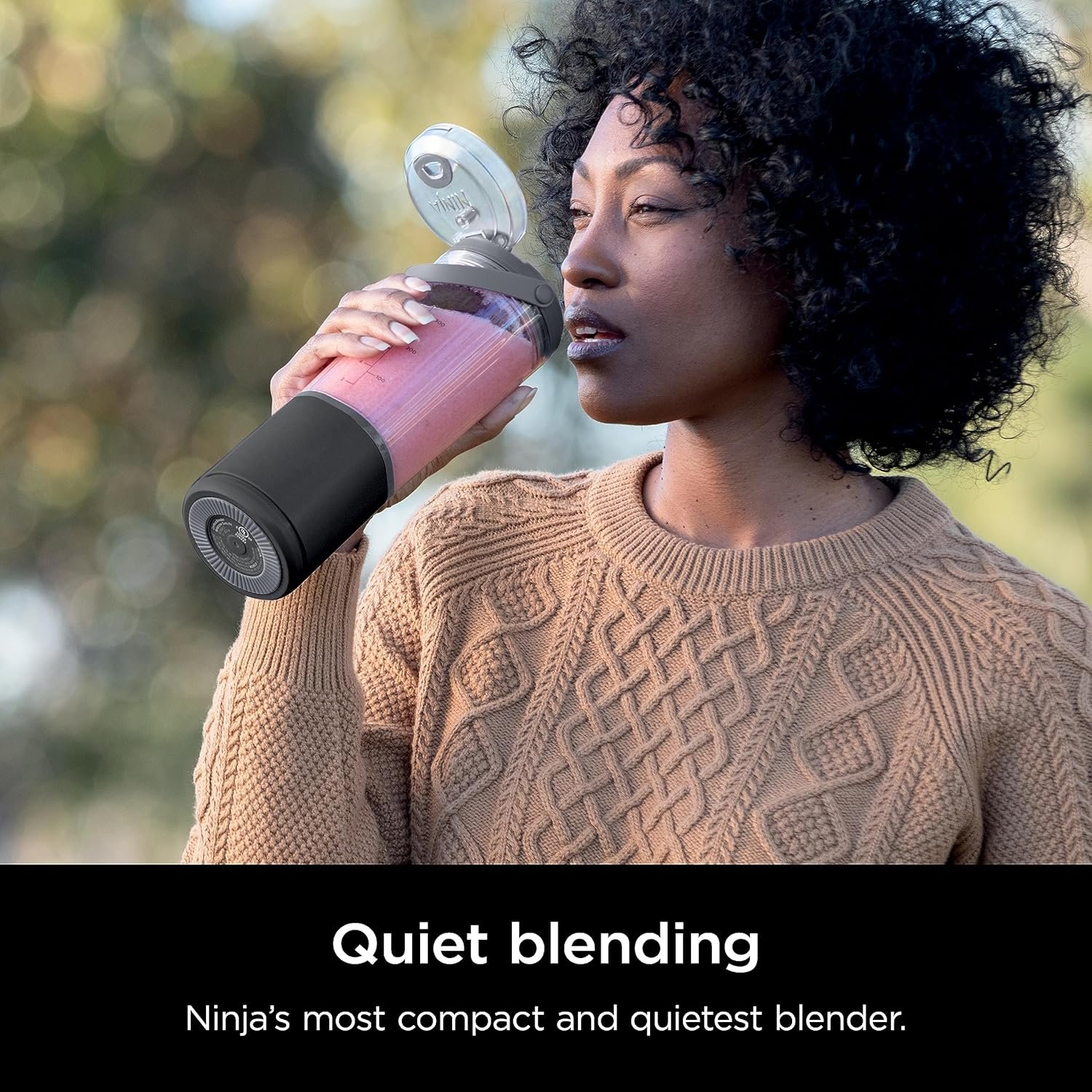 Ninja Blast Portable Blender, Cordless, 16oz. Vessel, Personal Blender for Shakes & Smoothies, BPA Free, Leakproof Lid & Sip Spout, USB-C Rechargeable, Dishwasher Safe Parts, Black, BC100BKC - Image 5