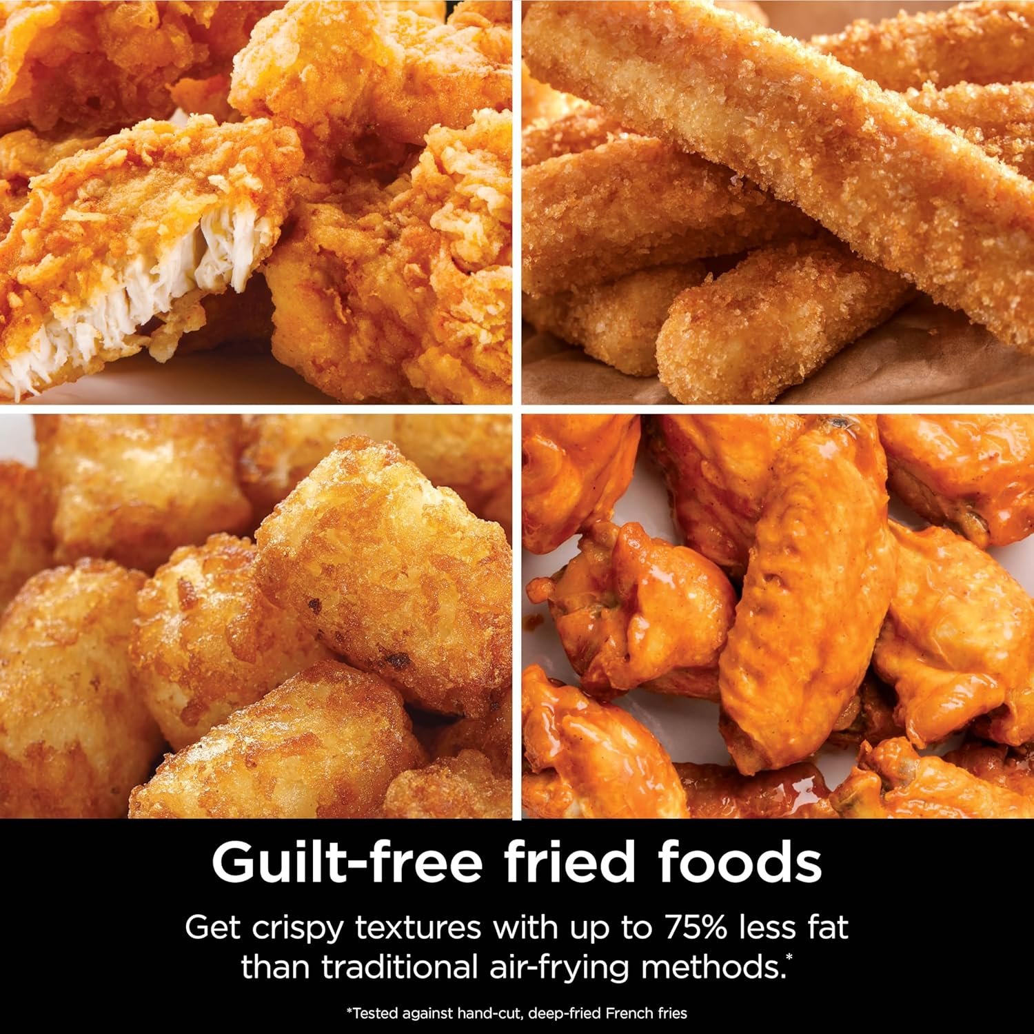 Ninja Air Fryer Pro 4-in-1 with 5 QT Capacity, Air Fry, Roast, Reheat, Dehydrate, Air Crisp Technology with 400F for hot, crispy results in just minutes, Nonstick Basket & Crisper Plate, Grey, AF141 - Image 9