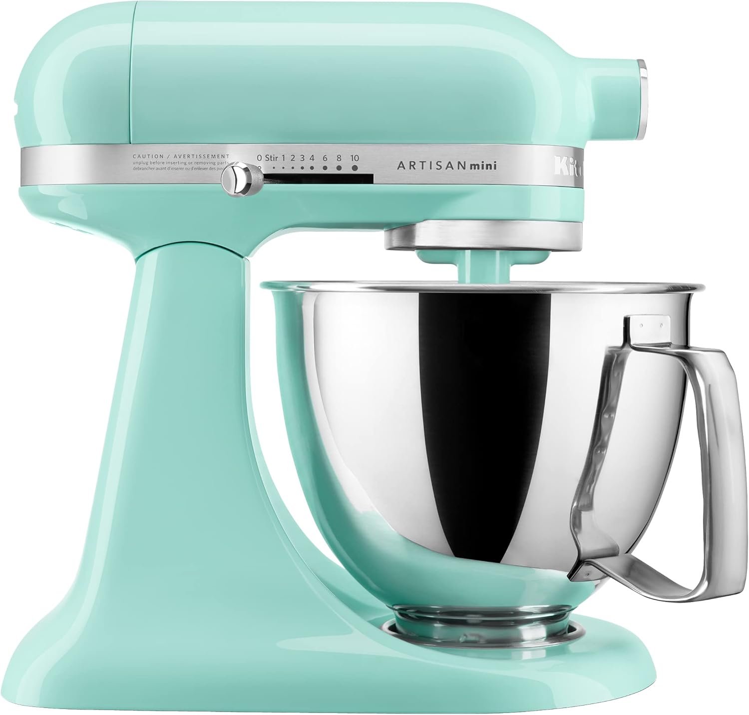 KitchenAid Artisan Mini 3.5 Quart Tilt-Head Stand Mixer - KSM3316X - Ice - Image 2