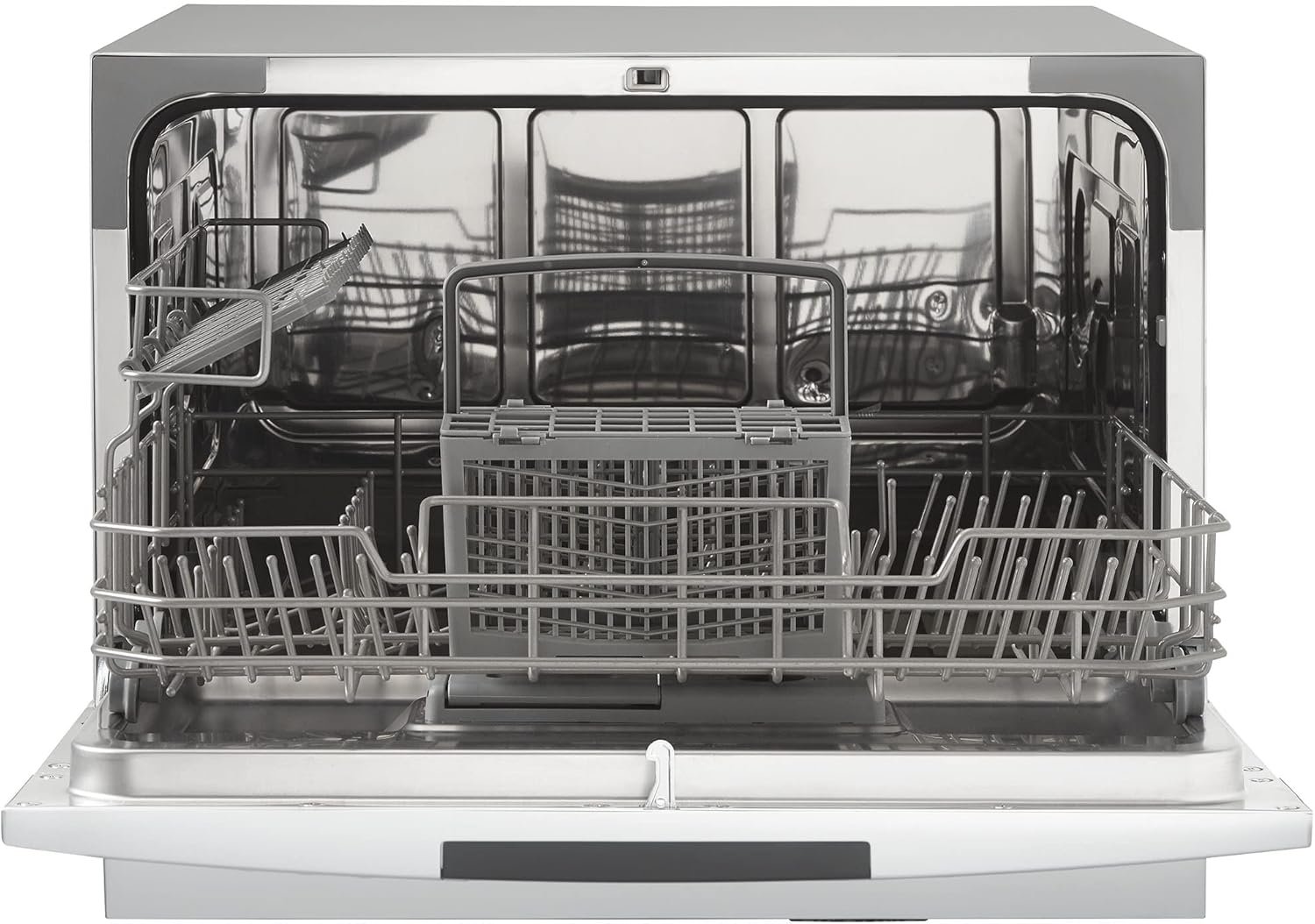 Danby DDW631SDB Portable Countertop Dishwasher with 6 place Settings and Silverware Basket, LED Display, Energy Star, Silver - Image 7