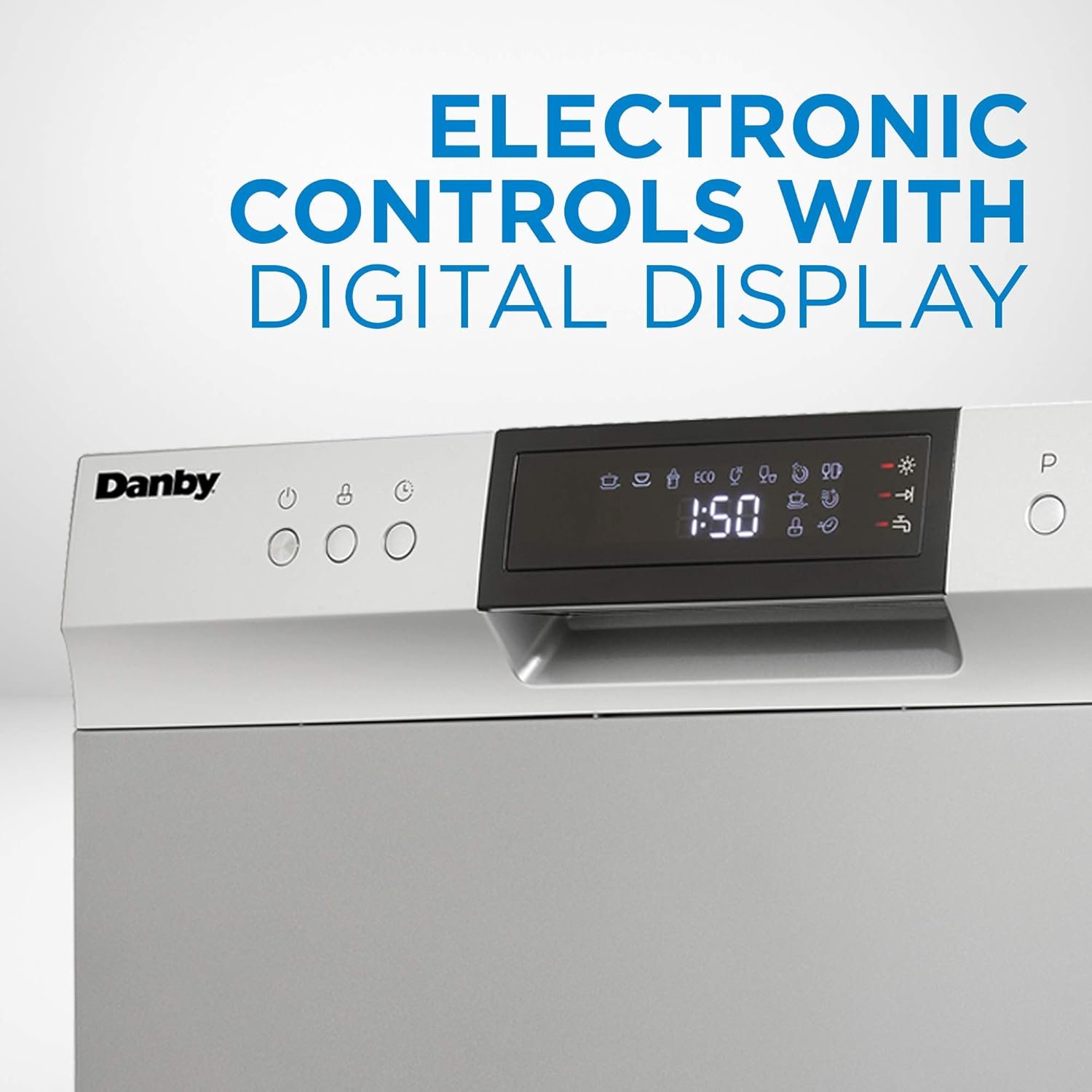 Danby DDW631SDB Portable Countertop Dishwasher with 6 place Settings and Silverware Basket, LED Display, Energy Star, Silver - Image 17