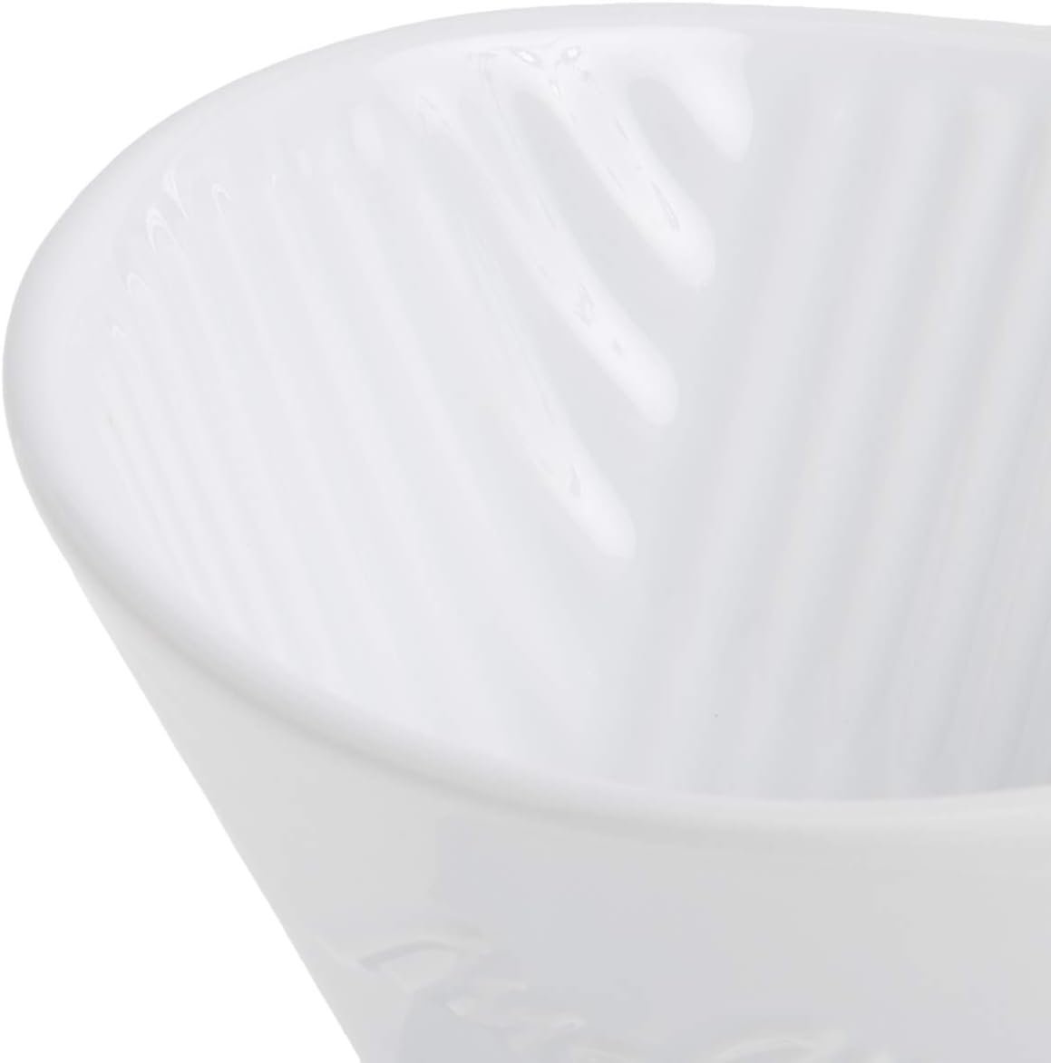 Melitta SS PO WH Ceramic Signature Series Pour-Over Coffee Maker, Glossy White - Image 9