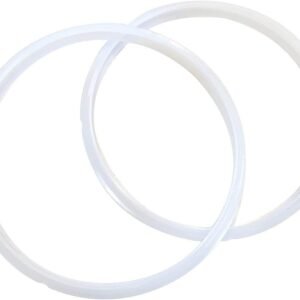 Twin Pack: 2 GJS Gourmet Replacement Silicone Gaskets Compatible with 8 Quart Fagor LUX Multi-Cooker Electric Pressure Cooker.