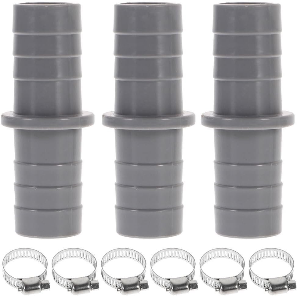 3sets Dishwasher Waste Pipe Connector and Drain Hose Adapter Extension Joint for Washing Machine and Dishwasher with Hose Clamps 3sets Dishwasher Waste Pipe Connector and Drain Hose Adapter Extension Joint for Washing Machine and Dishwasher with Hose Clamps