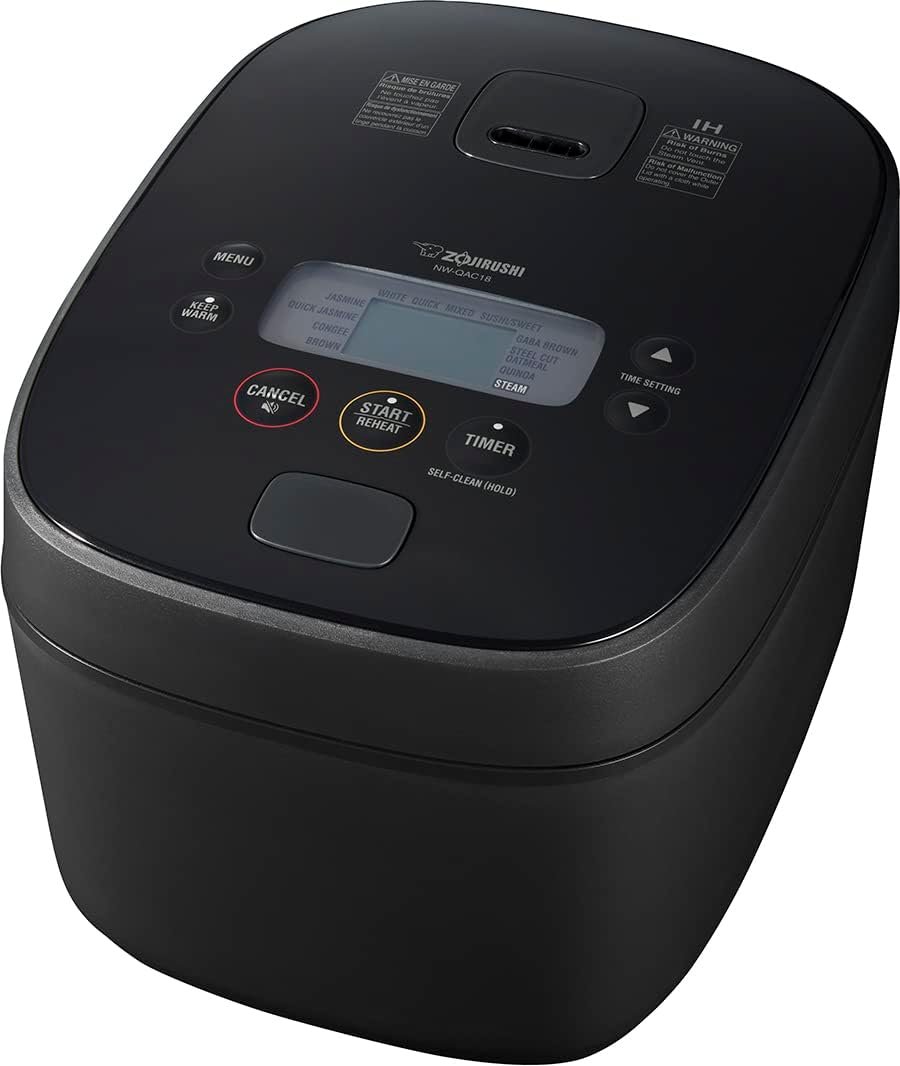 Zojirushi NW-QAC18 Induction Cooker and Warmer, 10 Cup Capacity Zojirushi NW-QAC18 Induction Cooker and Warmer, 10 Cup Capacity