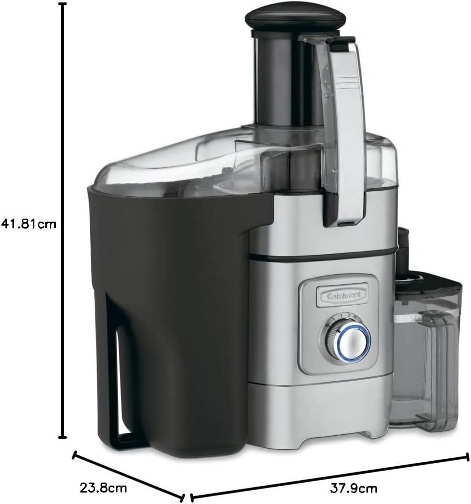 Cuisinart Juice Extractor, 5-Speed Options, 1000W, 1Qt Juice Pitcher, 2L Pulp Container (CJE-1000C) - Image 6