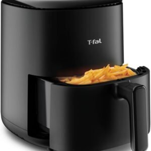 T-fal Easy Fry Compact, Air fryer, 3L / 3.2 Qt. Capacity, 10 Auto Cooking Programs, Black