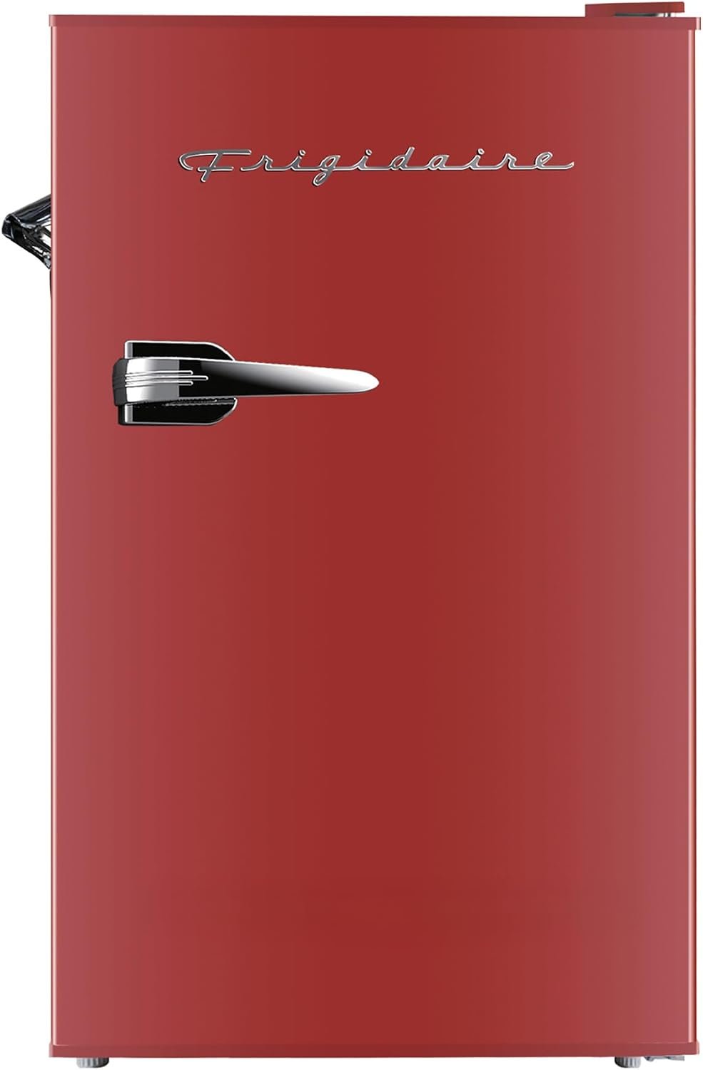 Frigidaire Retro Compact Fridge with Chiller, 3.2 cu ft Countertop Fridge with Built-in Bottle Opener, Compact Refrigerator for Office, Bedroom, Dorm Room or Cabin - 16.5" D x 19" W x 31" H (Red) - Image 8