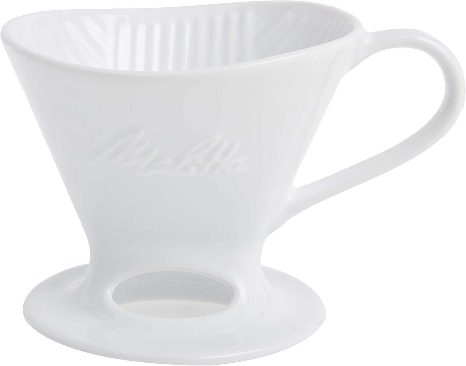 Melitta SS PO WH Ceramic Signature Series Pour-Over Coffee Maker, Glossy White Melitta SS PO WH Ceramic Signature Series Pour-Over Coffee Maker, Glossy White