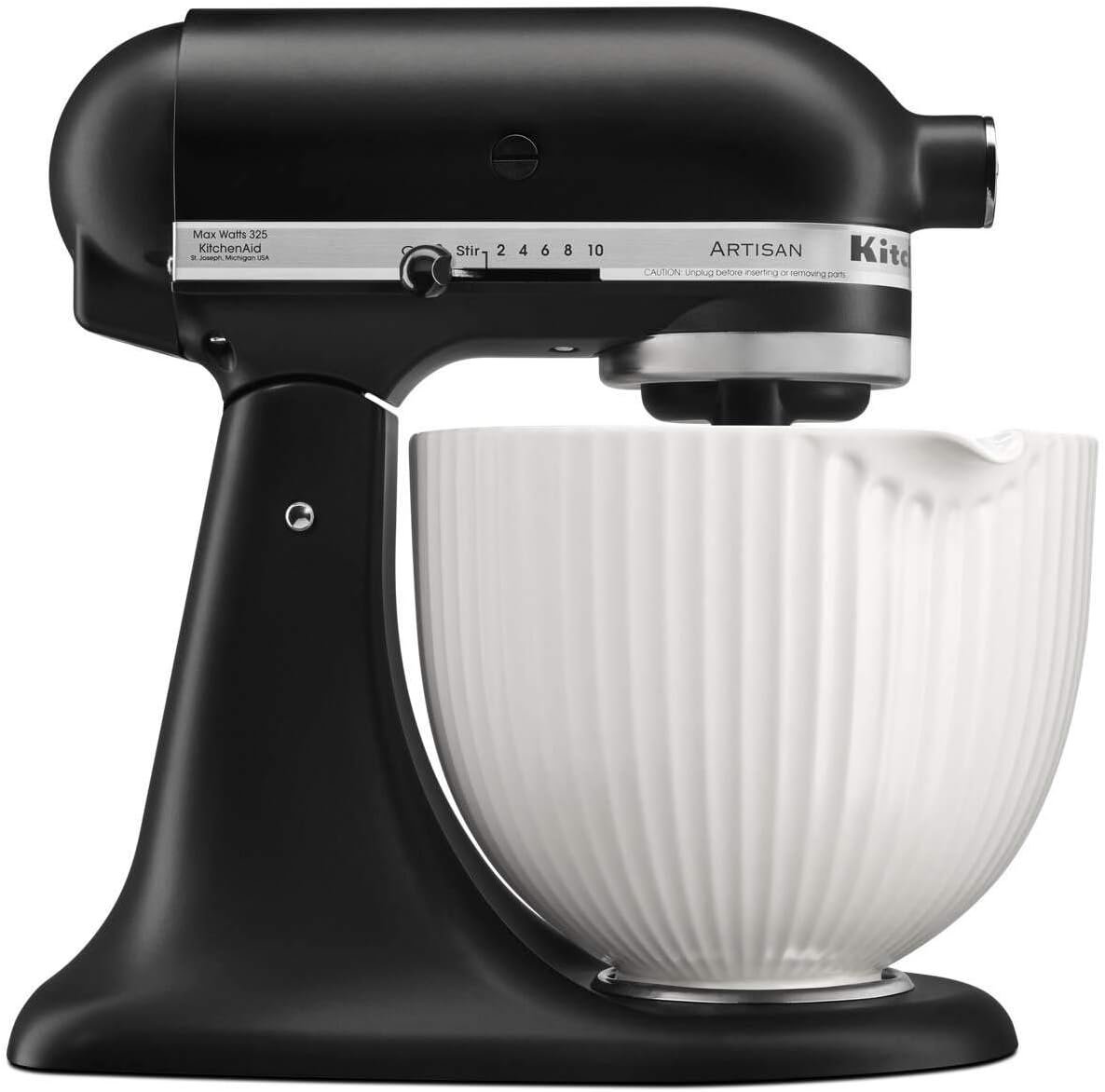 KitchenAid 5 Quart Classic Column Ceramic Bowl, KSM2CB5PCC - Image 6
