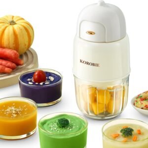 Baby Food Maker – Baby Food Processor for Baby Food, Fruit, Vegatable, Meat, Baby Food Puree Maker Make Fresh and Nutritious Meals for Your Little One (CA White)