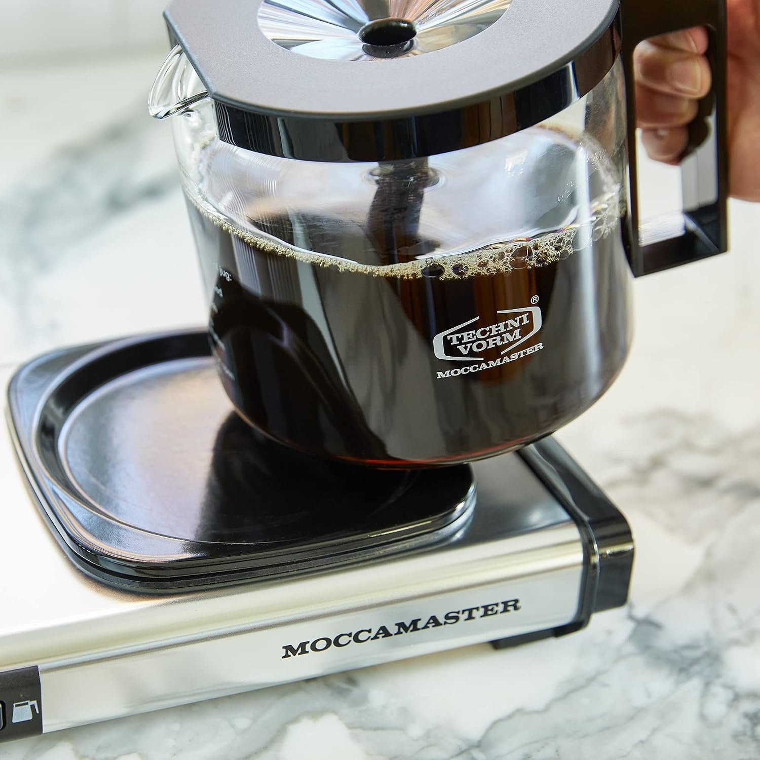 Technivorm Moccamaster 53948 KBGV Select 10-Cup Coffee Maker, Matte Black, 40 ounce, 1.25l - Image 7