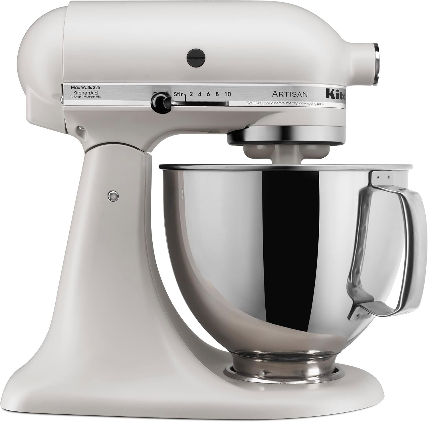 KitchenAid Artisan Series 5 Quart Tilt-Head Stand Mixer (Milkshake) + KitchenAid Tilt-Head Flex Edge Beater - Image 3