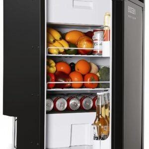 BODEGACOOLER 12V Fridge, RV Refrigerator, 12 Volt Fridge Freezer 83L, 2.9 Cu.Ft Dual Zone Car Refrigerator with Reversible Door,Lock, -4 to 46℉ APP Control Electric Cooler for Travel Outdoor Camping