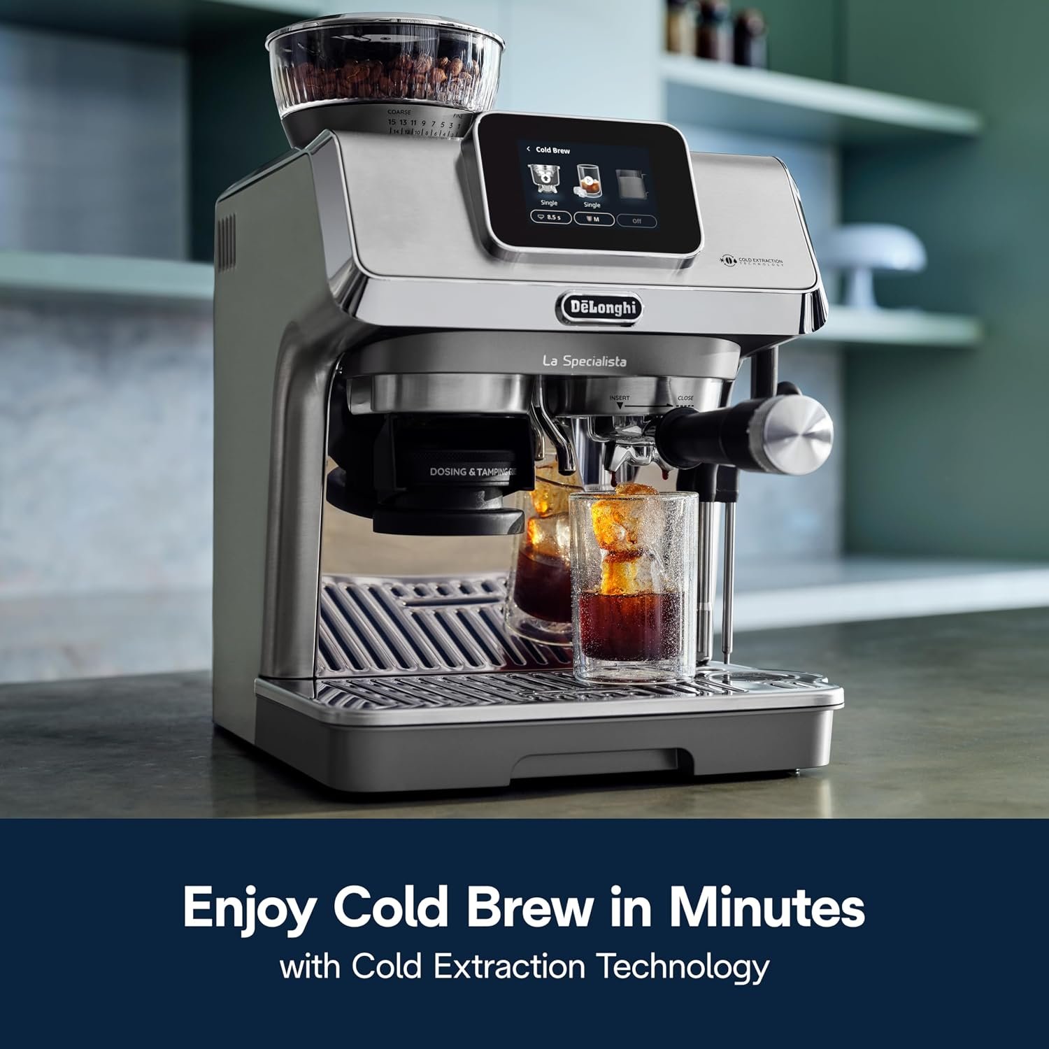 De'Longhi La Specialista Touch Espresso Machine with Coffee Grinder | #1 Worldwide Espresso Machine Maker, Guided Brewing, 10 Preset Recipes, Automatic or Manual Milk Frother, Touchscreen Display - Image 9