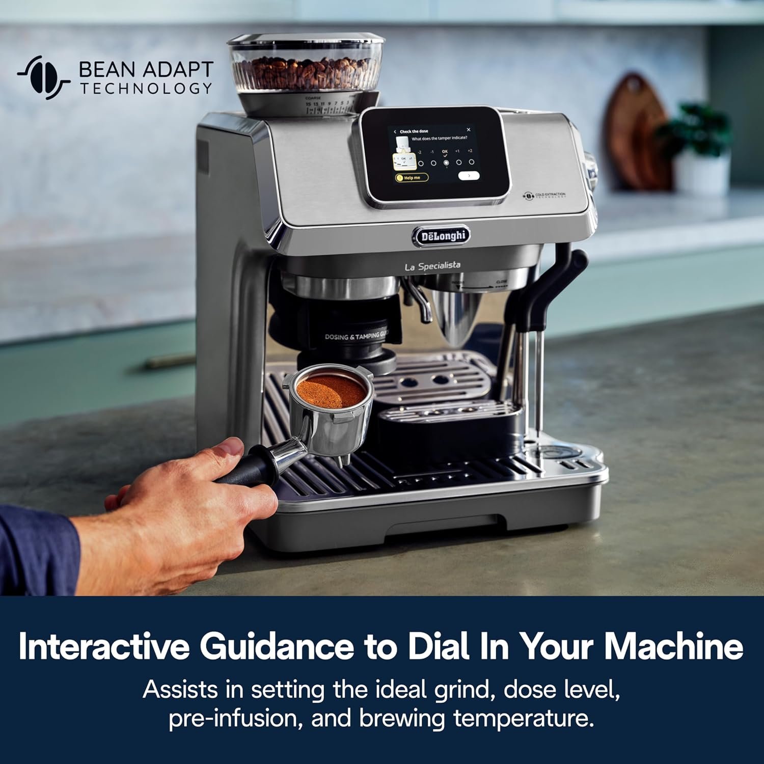 De'Longhi La Specialista Touch Espresso Machine with Coffee Grinder | #1 Worldwide Espresso Machine Maker, Guided Brewing, 10 Preset Recipes, Automatic or Manual Milk Frother, Touchscreen Display - Image 5
