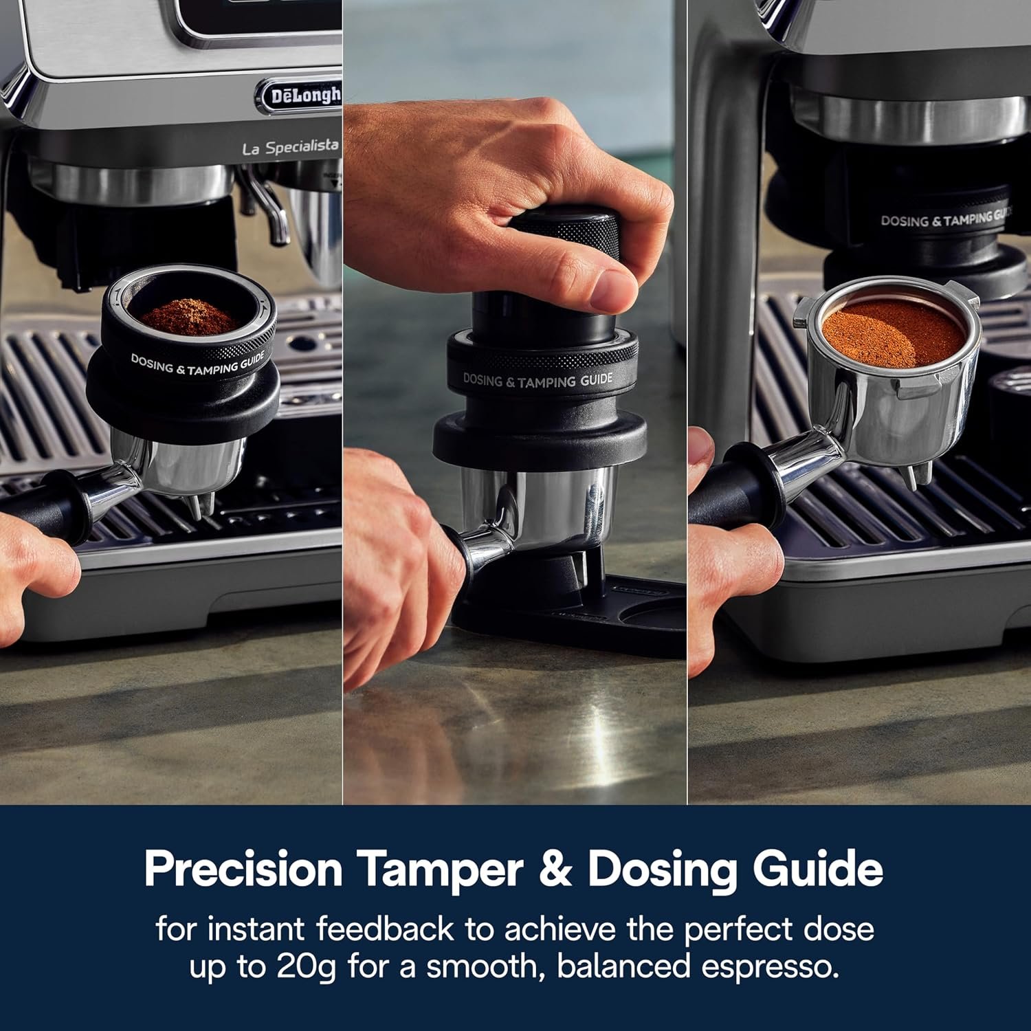 De'Longhi La Specialista Touch Espresso Machine with Coffee Grinder | #1 Worldwide Espresso Machine Maker, Guided Brewing, 10 Preset Recipes, Automatic or Manual Milk Frother, Touchscreen Display - Image 10