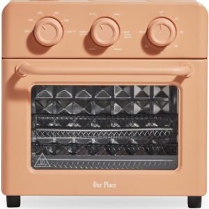 Our Place Wonder Oven | 6-in-1 Air Fryer & Toaster Oven with Steam Infusion | Compact, Countertop Friendly, Fast Preheat, Multifunctional | Air Fry, Toast, Roast, Bake, Reheat & Broil | Spice
