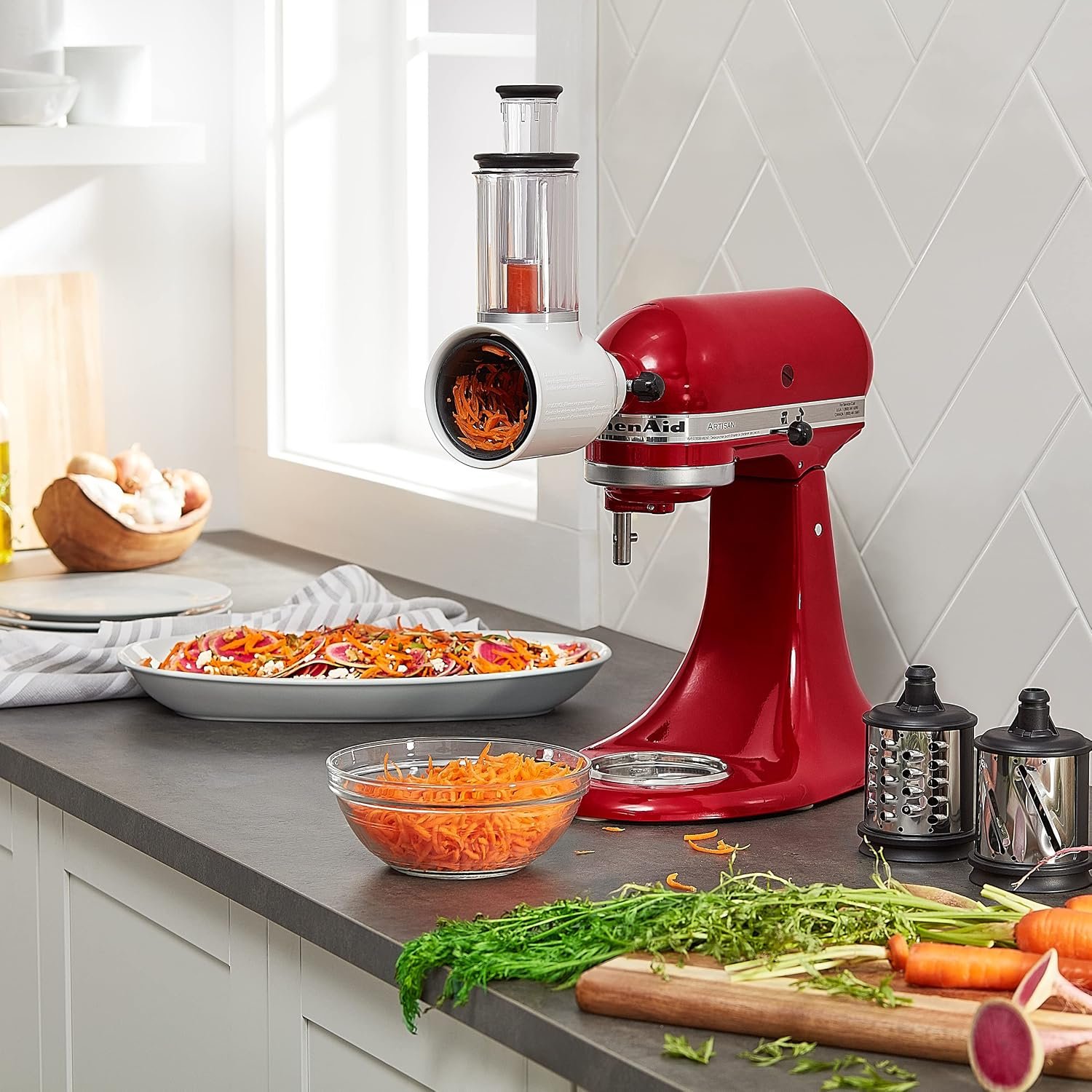 KitchenAid Fresh Prep Slicer/Shredder Attachment, KSMVSA - Image 6