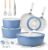 KOCH SYSTEME CS 19 Piece Pots and Pans Set with Detachable Handle, Nonstick Removable Handle Ceramic Cookware Set, Induction Kitchen Stackable Set, Dishwasher ＆ Oven Safe, PFAS PTFE PFOA Free