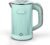 Small Electric Kettle 0.8L Mini Travel Portable Stainless Steel kettle | Double Water Boiler Auto Shut-off Tea Hot Water Heater for Camping, Travel, Office
