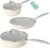 5pcs Ceramic Cookware Set,Pots and Pans Set Non Stick