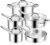 E-far Stainless Steel Cookware Set, 10-Piece Induction Pots and Pans Set
