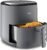 T-fal, Air Fryer, Easy Fry 5L Capacity Air fryer with basket, 10 Auto Cooking Programs 5.3 quarts, Digital Touchscreen, Dishwahser Safe Basket, Healthy and Crispy Results, Toast, Bake, Grey