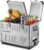 BODEGA 53 Quart (50L) Portable Car Refrigerator, 12V Dual Zone Car Fridge Freezer, Lightweight Aluminum Electric Cooler with Compressor, -4°F to 68°F, DC/AC for Truck, RV, Camping, Van, Home Use