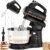 Stand Mixer Hand Mixer Kitchen Electric – 2-IN-1 3.2 QT Auto-Rotating Bowl & Beater Tilt-Head Small Standing Mixer, 250 Watt 5-Speed with Turbo Boost Household Mixer with Beaters & Dough Hooks