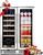 BODEGA Wine and Beverage Cooler – 24 Inch Dual Zone Wine Fridge 57 Cans & 19 Bottle, Compressor Cooling,Built in Under Counter Fridge with Glass Door for Beer Soda Drink Home Bar Office